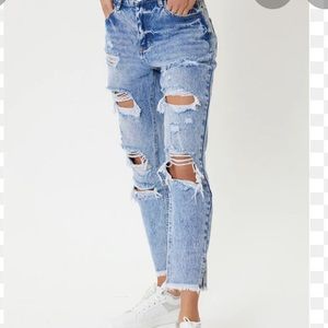 American Eagle buttonfly jeans